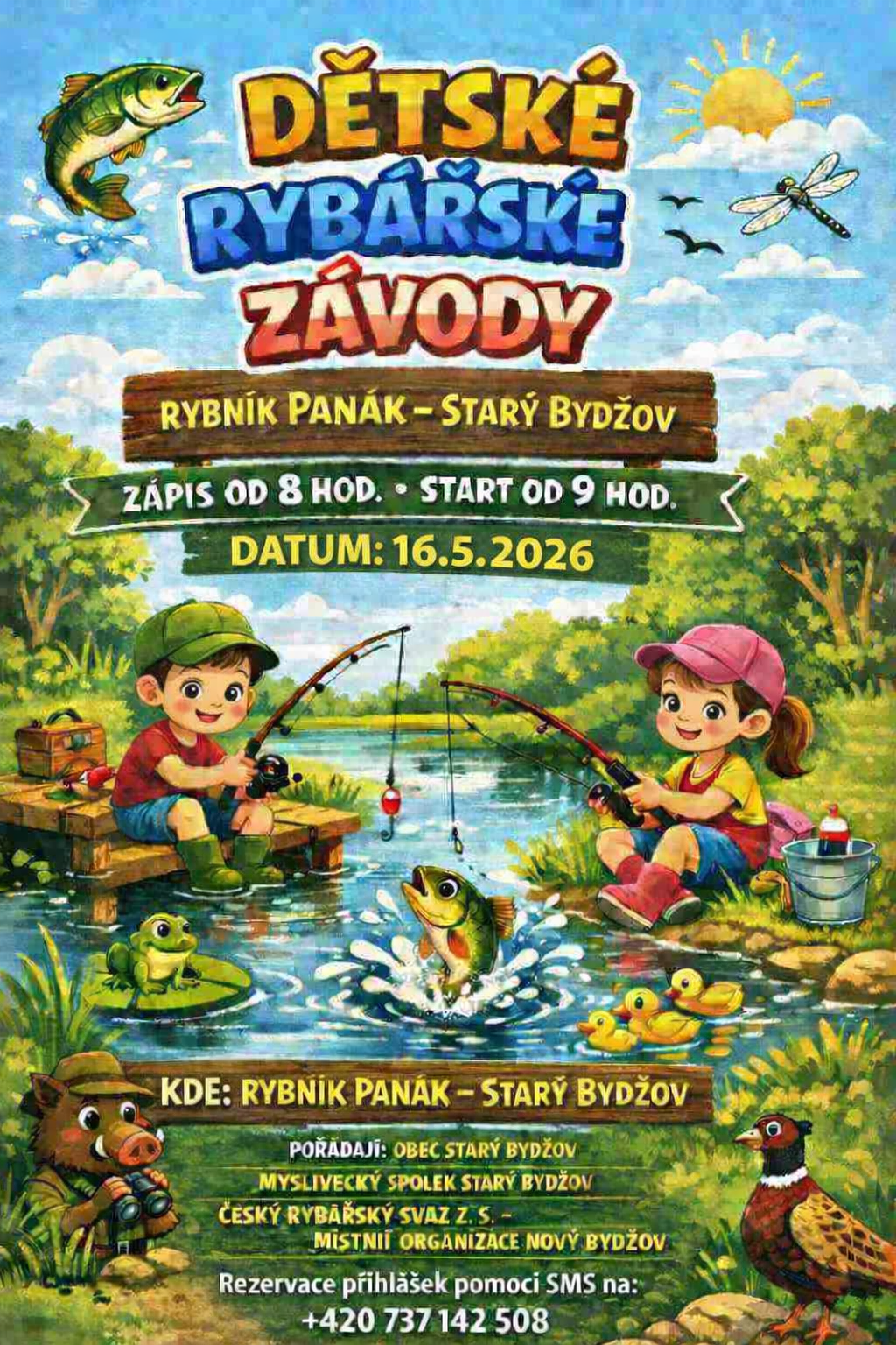 Dětské rybářské závody